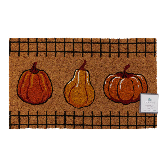 HomeStyles Fall Coir Mat, English, 18-in x 30-in.