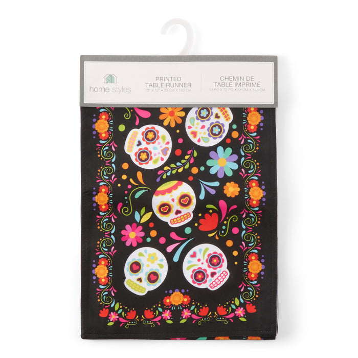 HomeStyles Novelty Print Table Runner, 72-in x 13-in.