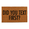 Funny Welcome Coir Mat, English, 18-in x 30-in.