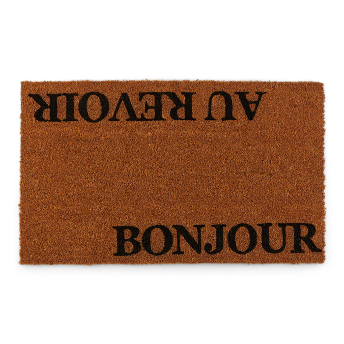 Classic Welcome Coir Mat, French, 18-in x 30-in.