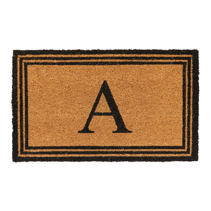 Monogrammed Coir Mat, 18-in x 30-in.