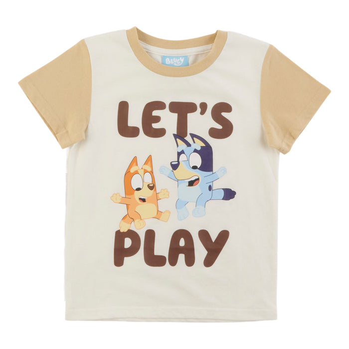 Toddler Boys' Licensed Bluey Printed Short Sleeve T-Shirt