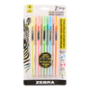 Surligneurs rétractables Zebra Z-Grip, emb. de 5