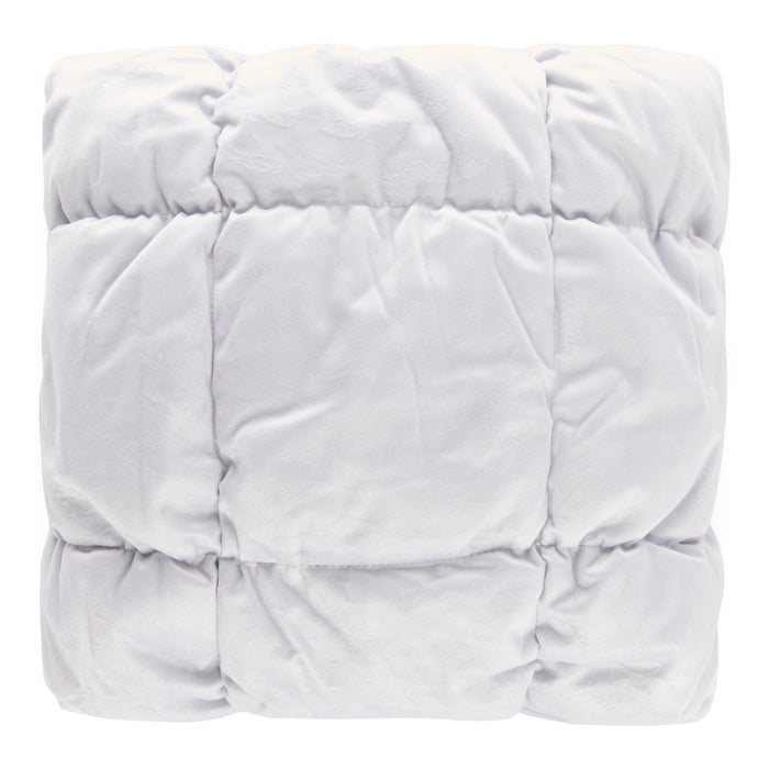 Puffer Cushion, 17-in x 17-in / 20-in x 10-in.