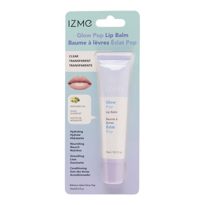 IZME Glow Pop Lip Balm, Clear, 15 ml