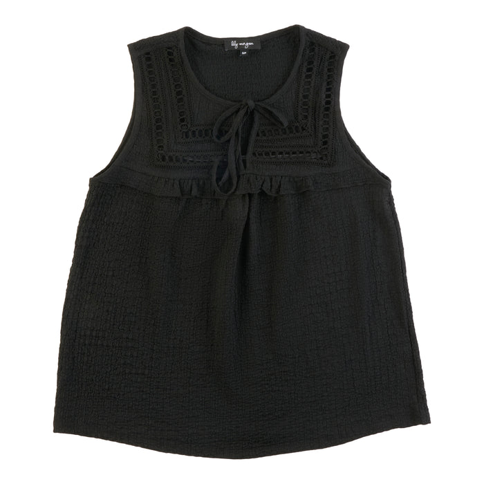 lily morgan Women's Camisole with Lace Front Details