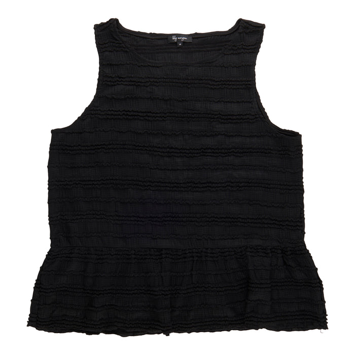 lily morgan Women's Plus Sleeveless Lace Top