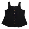 Camisole à basque avec boutons taille plus lily morgan pour femmes