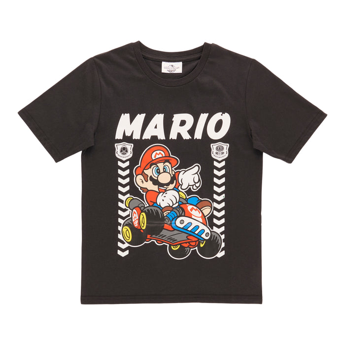 T-shirt imprimé à manches courtes Super Mario sous licence pour garçons
