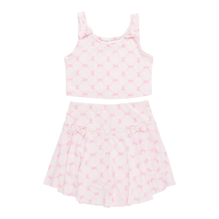 Girls' Tank Top and Skirt Set, 2-Piece