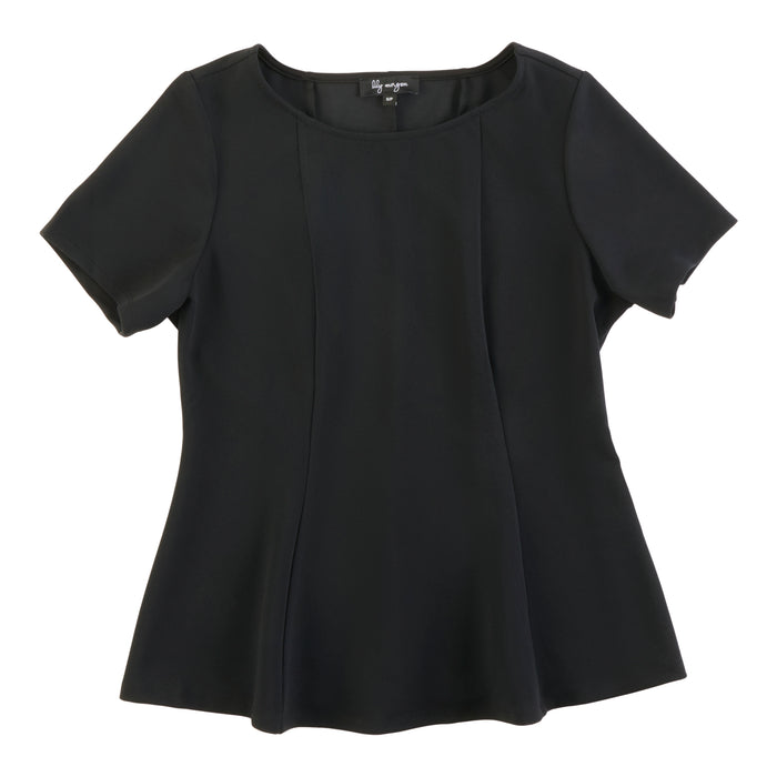 lily morgan Women's Cap Sleeve Peplum Top