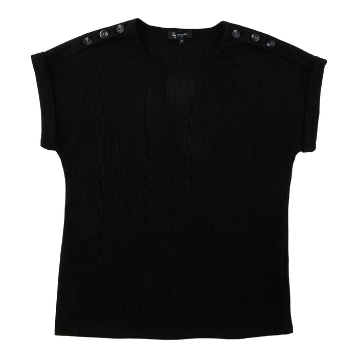 lily morgan Women's Solid Knit Top
