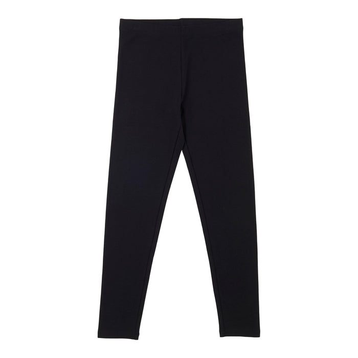 BELLA & BIRDIE Girls' Seasonal Solid Black Leggings