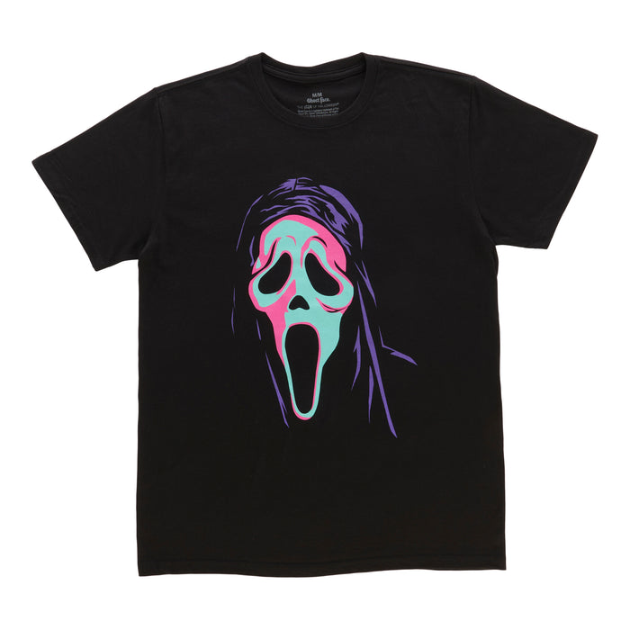 T-shirt à manches courtes à garniture phosphorescente sous licence pour hommes