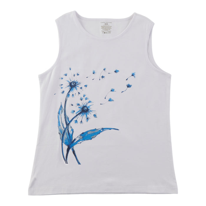 Classic Editions Women's Screen Printed Tank Top
