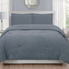 Reversible Teddy Sherpa Comforter Set, Queen, 3 Piece