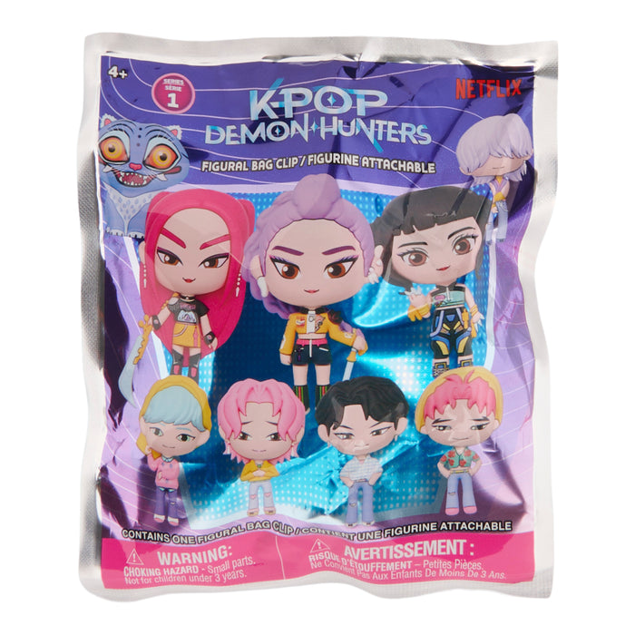 K-POP Demon Hunters Bag Tag Mystery Bag, 5-in.