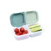 Contenant alimentaire bicolore à 2 compartiments, 7,4 po × 3,5 po × 2,7 po
