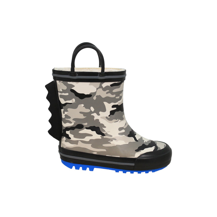 MONKEY BARS Toddler Boys' 3D Lined Rain Boots