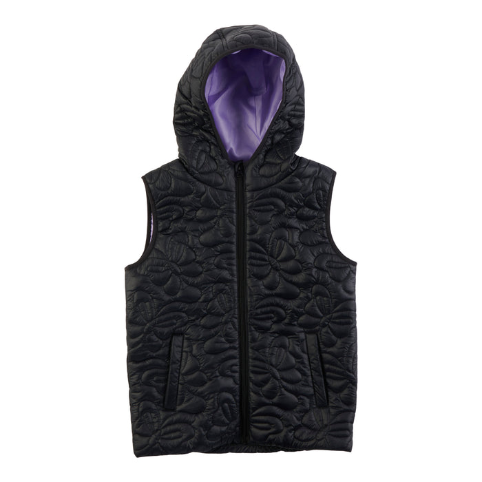 Veste matelassée imprimée avec capuchon BELLA & BIRDIE pour filles