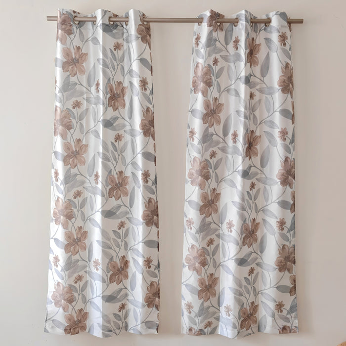 Rideaux imprimés en similisoie HomeStyles, emb. de 2, 37 po x 84 po