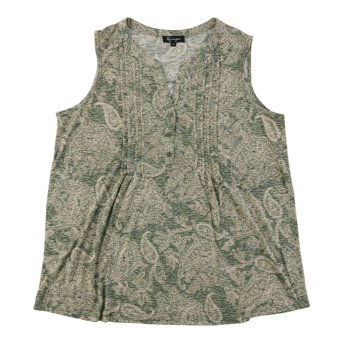 lily morgan Women's Plus Camisole with Front Button Details
