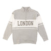 Mountain Ridge Men's Half-Zip Mock Neck Varsity Sweatshirt