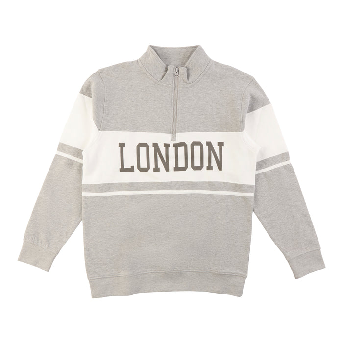 Mountain Ridge Men's Half-Zip Mock Neck Varsity Sweatshirt