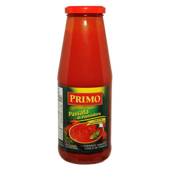Coulis de tomates pour pâtes Passata Primo, 680 ml