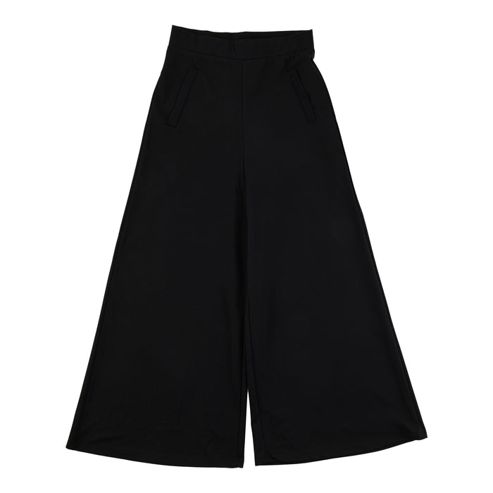 Women's Solid Wide-Leg Ponte Pants