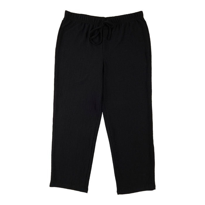 Women's Plus Straight Crinkle Pull-On Pants