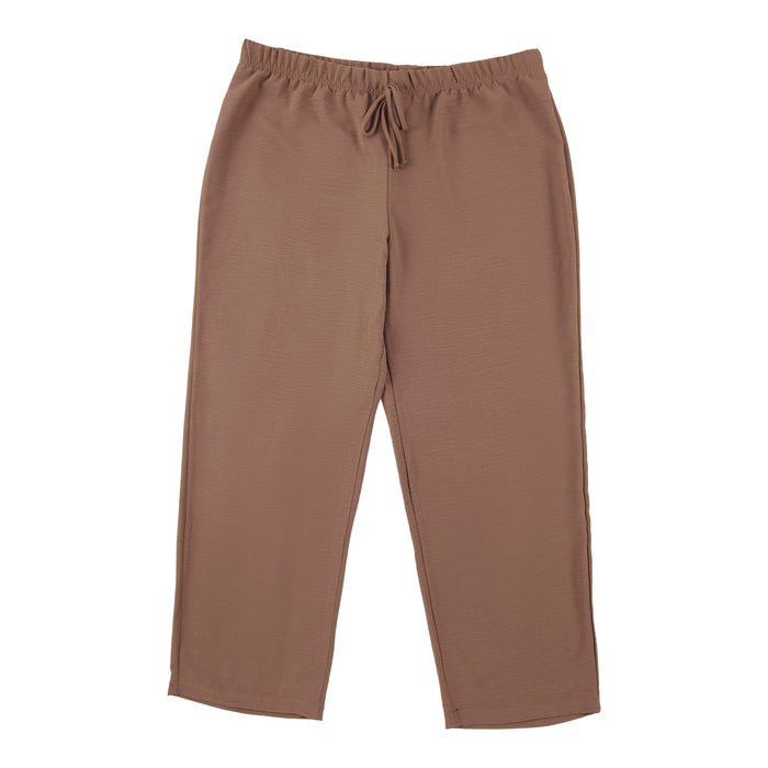Pantalon aéré à enfiler à jambe large taille plus pour femmes