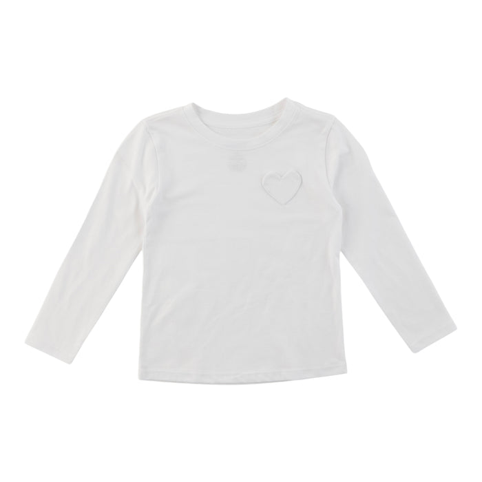 T-shirt à manches longues avec poche en forme de cœur Inspiration automnale MONKEY BARS pour toutes-petites