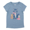MONKEY BARS Toddler Girls' Autumn Flair Printed Short Sleeve T-Shirt