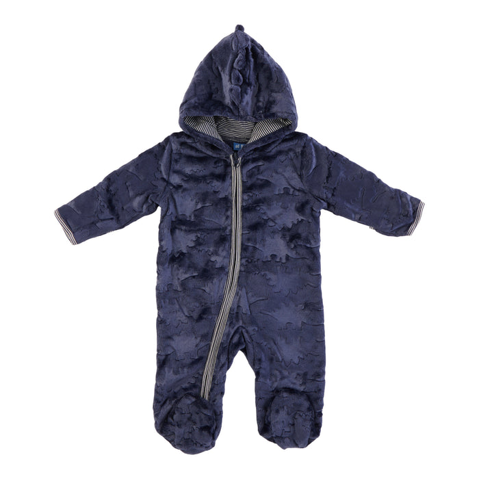 Infant Boys' Long Sleeve Hooded Plush Sleeper, 0-9 Month