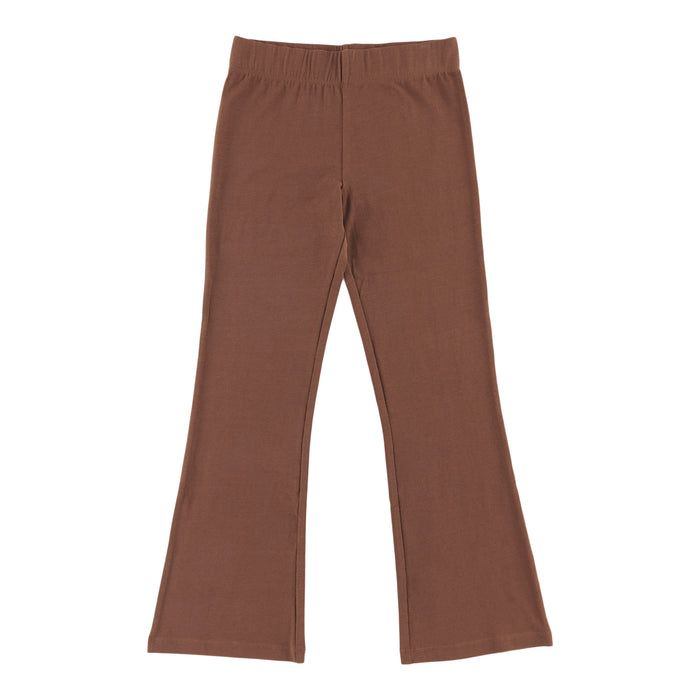 BELLA & BIRDIE Girls' Autumn Flair Solid Flare Leggings