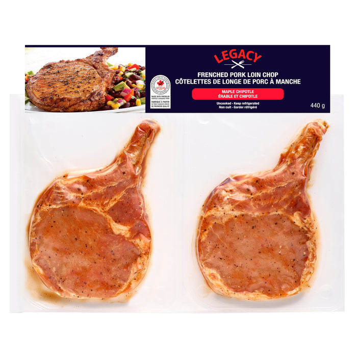 Legacy Frenched Pork Loin Chop, Maple Chipotle, 440 g