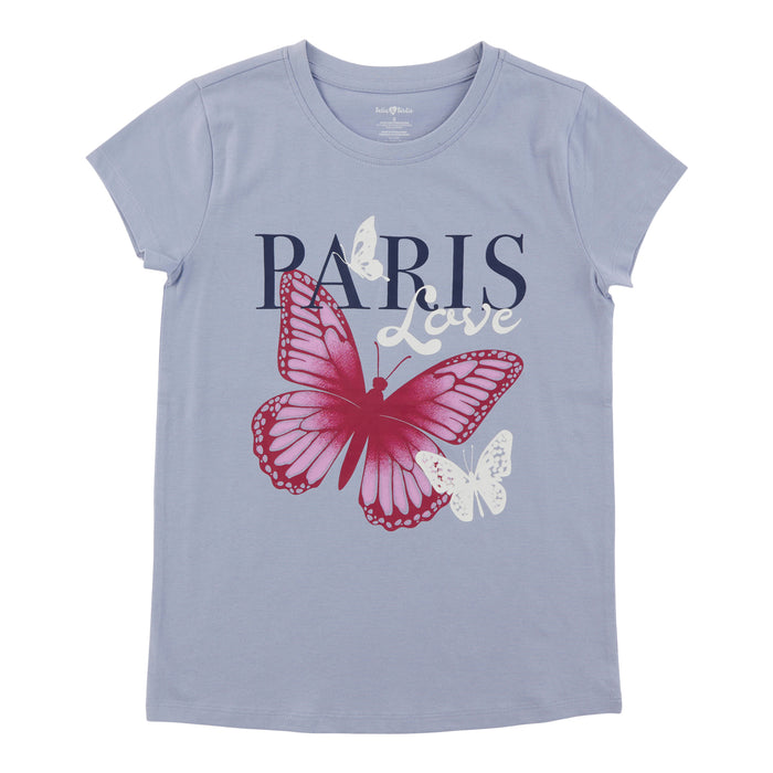 T-shirt imprimé à manches courtes Inspiration automnale BELLA & BIRDIE pour filles