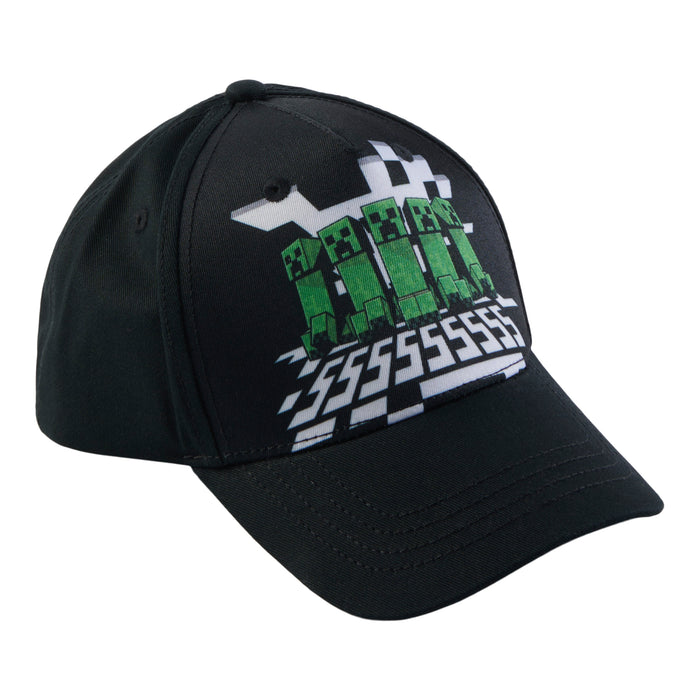 Casquette de baseball imprimée Minecraft sous licence pour garçons