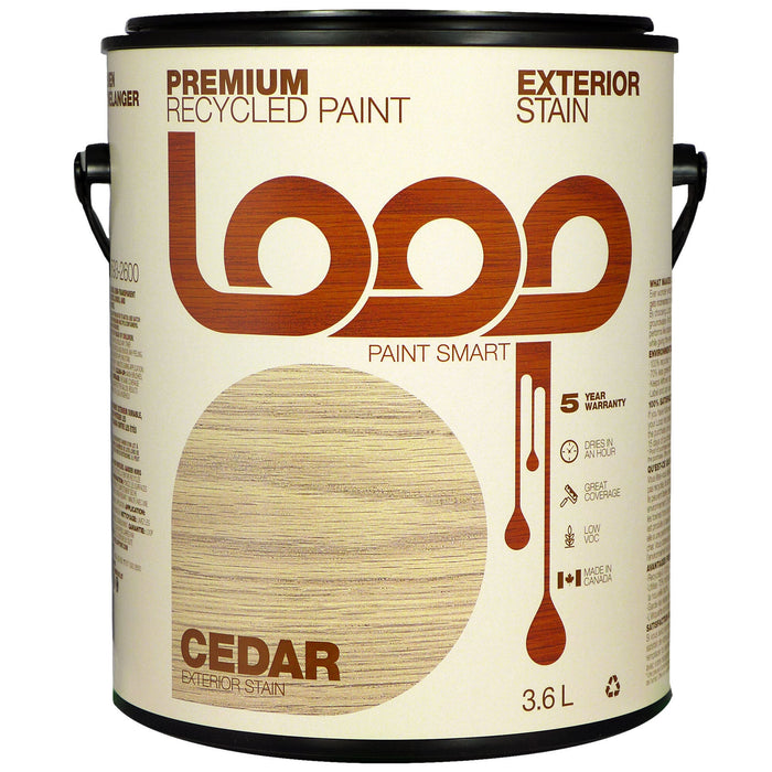 Loop Exterior Stain, Cedar, 3.6-L.