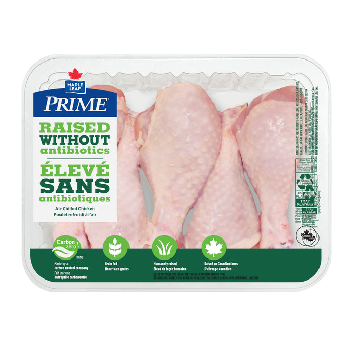 Maple Leaf Prime Chicken Drumsticks, 540-g