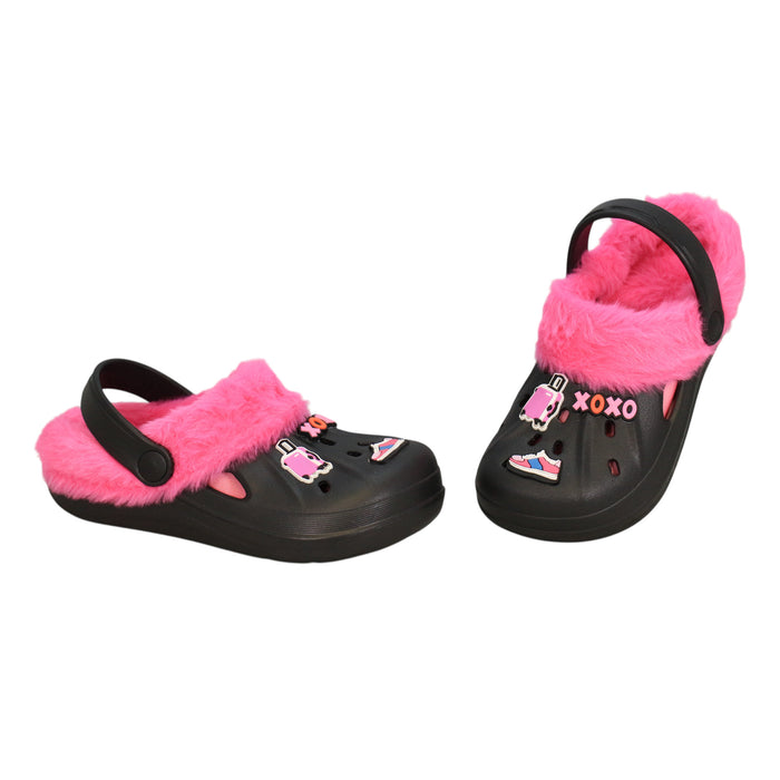 Girls' Lined Clogs