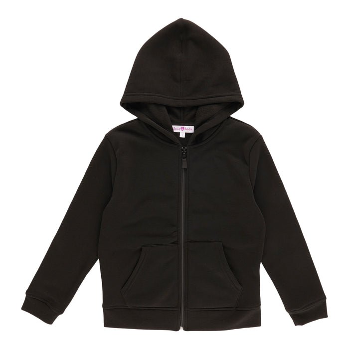 BELLA & BIRDIE Girls' Autumn Flair Zip-Up Fleece Hoodie