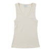 mySTYLE Women's U-Neck Ribbed Tank Top