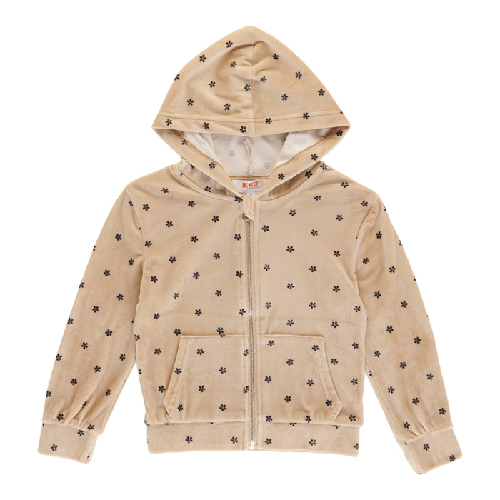 MONKEY BARS Toddler Girls' Autumn Flair Long Sleeve Zip-Up Hoodie