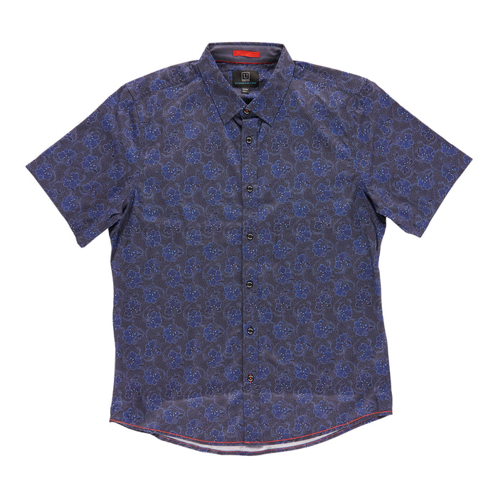 Chemise texturée à manches courtes pour hommes, assortiment