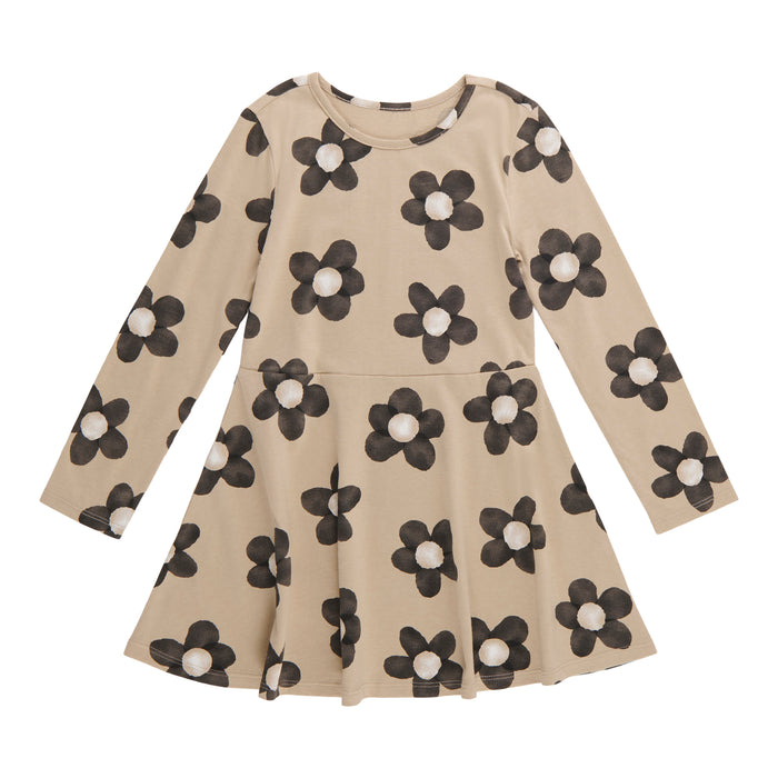 Robe imprimée à manches longues Inspiration automnale MONKEY BARS pour toutes-petites