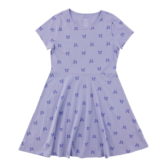 Robe imprimée à manches courtes Inspiration automnale BELLA & BIRDIE pour filles