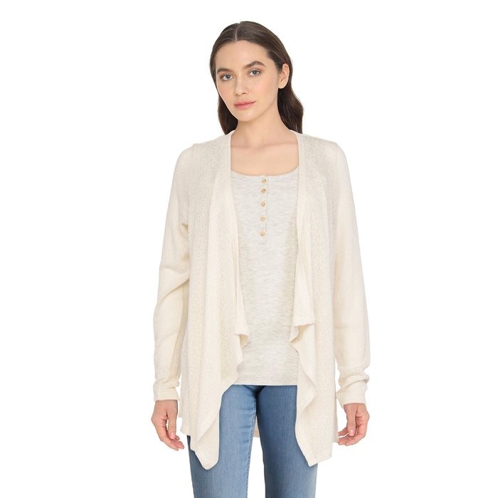 Cardigan en maille crochet lily morgan pour femmes
