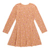 Robe imprimée à manches longues Inspiration automnale BELLA & BIRDIE pour filles
